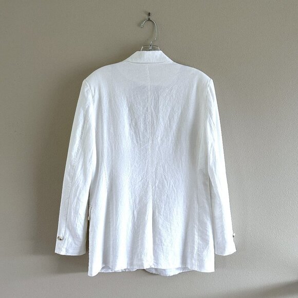 Steve Madden White Linen Blend Blazer Jacket - NWOT - Picture 6 of 11